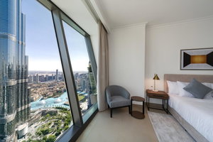 FULL BURJ KHALIFA VIEW: ATLAS HOMESTAYS - 03 BR At BURJ VISTA 5005