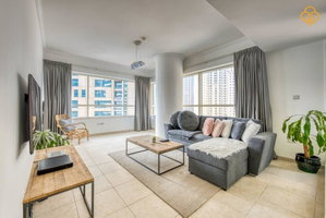 Keysplease Beautiful 2 B/R Apt, Sahab Tower Dubai Marina