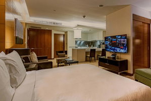 Large Studio Partial BurjView At The Address Dubai Mall