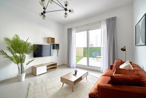Stella Stays Iconic 1 BDR Dubai JVC Large Terrace